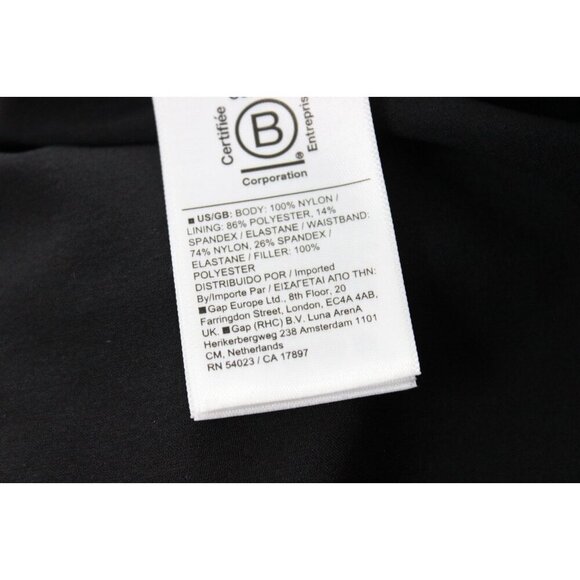 Athleta Apres Ski Shorts Size 8 Black Outdoor Hiking Climbing Cold Relaxed Fit - Picture 9 of 9